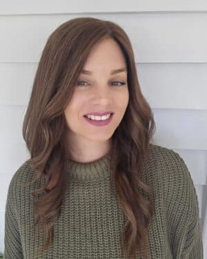 Grace, human hair topper by Custom Hair Company in Hamilton
