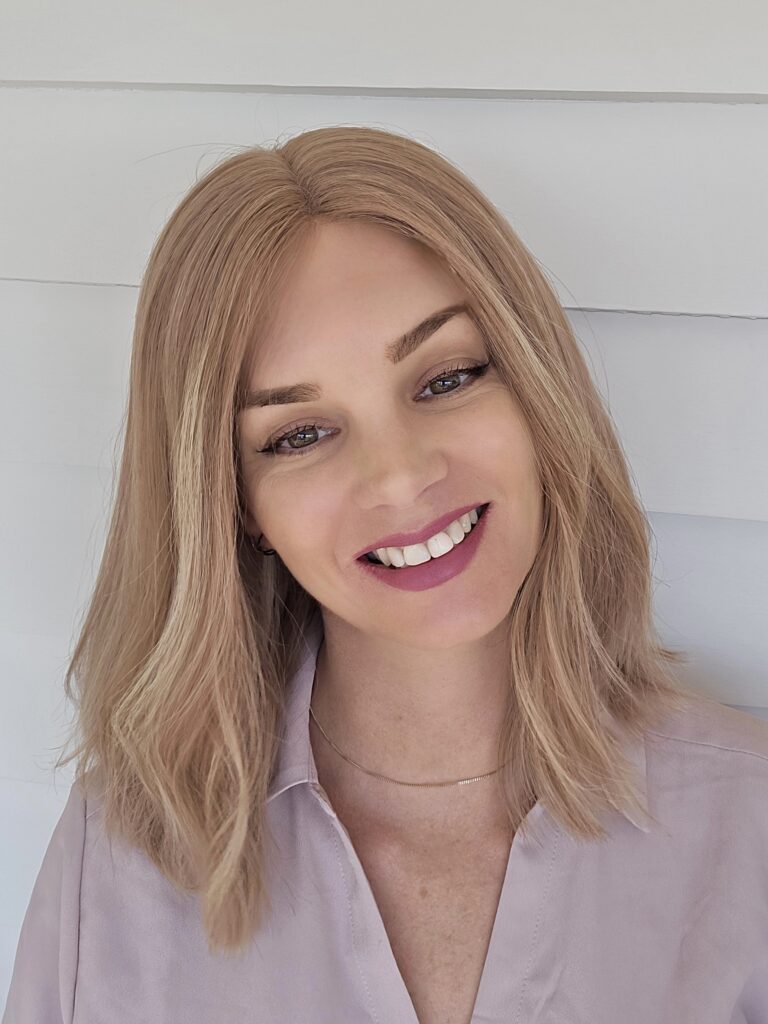 Lily human hair wig by Custom Hair Company Hamilton NZ front view
