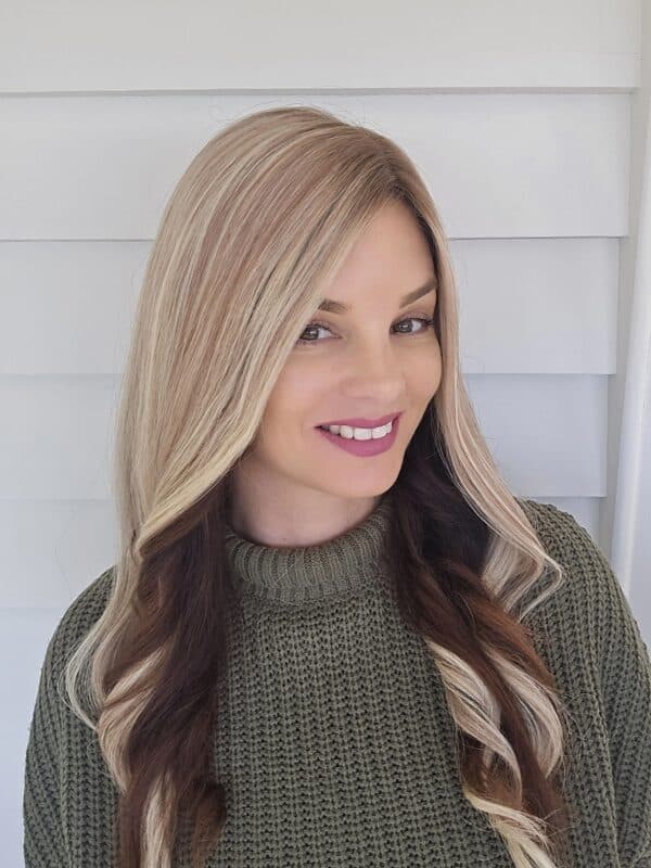 Millie Hair Topper right view by Custom Hair Company Hamilton NZ
