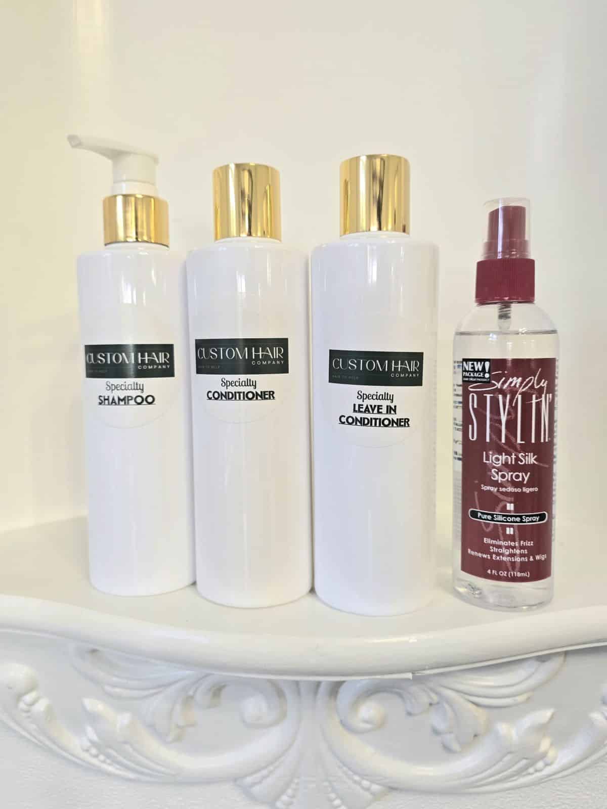 Custom Hair Company wig hair care products range